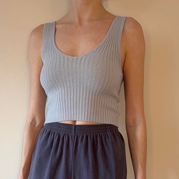 Brandy Melville Tops - 3/$15 Brandy Melville Periwinkle Rina Knit Tank